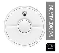 FireAngel SB1-R Smoke Alarm - Toast Proof, Optical Smoke Alarms for Home with Replaceable Battery and Test/Silence Button - Early Smoke Detector Fire Alarm - 90 x 35 mm - White