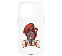 Fire Angel themed Security Officer Case for iPhone 15 Pro