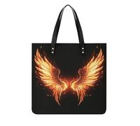 Fire Angle Wings Shoulder Bag Handbags Tote Bag