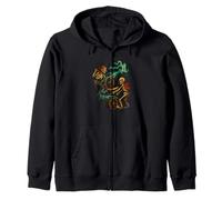 Fire At The Heavens Tee Zip Hoodie