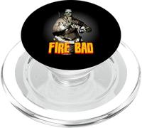 Fire Bad - Firefighter Frankenstein Monster Funny Fireman PopSockets PopGrip for MagSafe