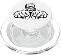 Fire Bad Gothic Horror Monster Knuckle Rockabilly Tattoo PopSockets PopGrip for MagSafe