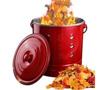 Fire Barrel | Garden Incinerator Stainless Steel Fire Barrel | Heat-Resistant Money Can for Camping Farm Balcony Garbage Campfire Porch Wood Yard Fireplaces Bonfires