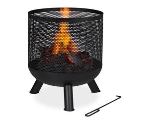 Fire basket Garden Log Burner Portable Steel Outdoor Fire Pit Modern Fire Bowl