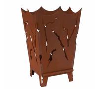 Fire Basket Mystic + Corten Steel Fire Bowls Fire Pit Garden Terrace Decoration