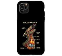Fire Biology Dragon Nerd Anatomy Mythical Science Diagram Case for iPhone 11 Pro Max