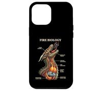 Fire Biology Dragon Nerd Anatomy Mythical Science Diagram Case for iPhone 12 Pro Max