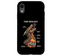 Fire Biology Dragon Nerd Anatomy Mythical Science Diagram Case for iPhone XR