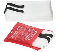 Fire Blanket 1.8m x 1.8m for Kitchen Geevorks Fire Protection Blanket Fiberglass Fire Blanket for Emergency Survival Fire Fighting Shelter Safety Shield