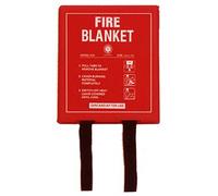 Fire Blanket - 1m x 1m Pod Economy Kitchen Fire Blanket