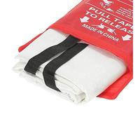 Fire Blanket，Emergency Fire Safety Blanket Survial Blanket In Case Quick Release with Loops(2m x 2m) Ideal for Kitchen Home Fireplace Car