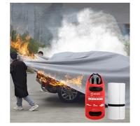 Fire Blanket - Emergency Fireproof Cover Large Fiberglass Extinguisher Blanket Isolate and Extinguish Small Fires for Electric Vehicle Truck