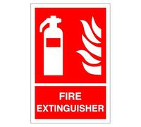 Fire Blanket - Fire safety signage, fire door signs - High tack self-adhesive sticker (150mm x 100mm) Viewing Distance within 3m.