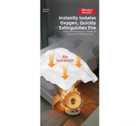 Fire Blanket for Flame Suppression on Hands Arms or Torso During Clothing Ignition With Minimal Handling Complexity (3)