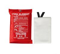 Fire Blanket for Kitchen, Home, Office & Car - Reusable Fiberglass Fire Retardant Sheet for Quick Extinguishing of Oil, Electrical Fires - for Escape Blanket(3)