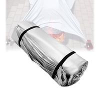 Fire Blanket for Vehicle Emergency, Large Double-Sided Silicone, Reusable Safety Suppression Blanket 6x8m for Truck and Automotive Fires