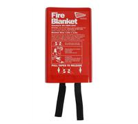 Fire Blanket - Red, Red One Size