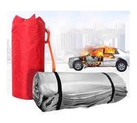 Fire Blanket, Insulating Safety Blanket for Car and Emergencies - Flame Retardant Fiberglass Blanket Ideal for Home, Camping, Office, Warehouse