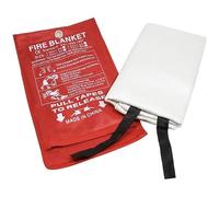 Fire Blanket Large 70 * 78 Inches - A-Grade Survival Blankets 180 * 200 cm - Emergency Thermal Sheet - Fibreglass Fire Retardant Blanket - FireproofSuppressant Cover - First Aid Rescue Tool for Home