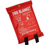 Fire blanket, large, fast deployment, with loops, 1 x 1 m., Fire Blanket, 3 items