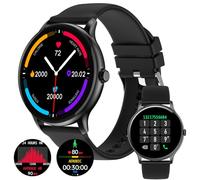 Fire-Boltt Phoenix Pro Round Smart Watch 1.39" HD Display with Bluetooth Calling, AI Voice Assistant, SpO2 & Heart Rate Monitor, 120+ Sports Modes, IP67 Waterproof Smartwatch for Men & Women - Black