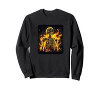 Fire Bones Costume for Burning Skeleton Lovers Sweatshirt