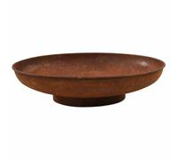 Fire Bowl 80 cm Steel with Rustic Coating, Large Fire Pit for Garden and Patio, Versatile as Fireplace, Oven or Grill Grate