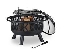 Fire bowl Garden Heater Patio Burner 75 cm Steel Fire Pit Outdoor Bowl 7.9 kg
