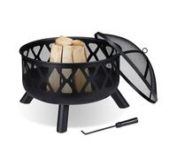 Fire bowl Outdoor Firebowl Garden Firebasket Patio Burner 62 cm 5.5 kg Fire Pit