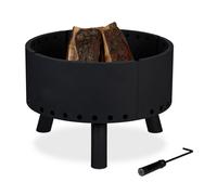 Fire bowl Outdoor Fireplace Campfire Basket Round Steel Fire Pit Campfire Bowl