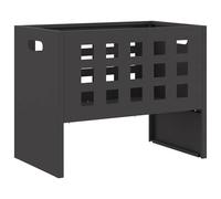 Fire Pit Steel Portable Outdoor Cover Modern Balcony Heating Solution vidaXL