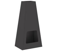 Fire Bowl Weathering Steel Outdoor Fireplace Cone Shaped Modern Pit vidaXL