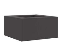 Fire Bowl Weathering Steel Outdoor Pit Rectangular Modern Durable Sleek vidaXL