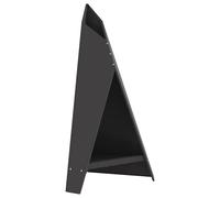 Fire Pit Outdoor Rectangular Modern Fire Pits for Garden Patio Wooden Log vidaX