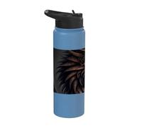 Fire-Breathing Eagle of Freedom and Strength Stainless Steel Insulated Water Bottle