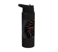 Fire-Breathing Eagle of Freedom and Strength Stainless Steel Insulated Water Bottle