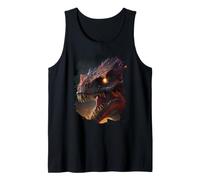 Fire-Breathing Giant the Fearsome Dinosaur Tank Top