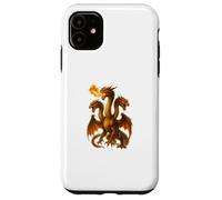 Fire Breathing Hydra Dragon Art Three Long Neck Monsters Case for iPhone 11