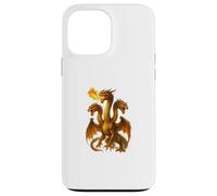 Fire Breathing Hydra Dragon Art Three Long Neck Monsters Case for iPhone 13 Pro Max