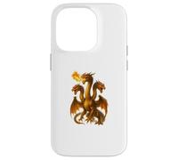Fire Breathing Hydra Dragon Art Three Long Neck Monsters Case for iPhone 14 Pro