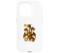 Fire Breathing Hydra Dragon Art Three Long Neck Monsters Case for iPhone 15 Pro