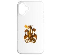 Fire Breathing Hydra Dragon Art Three Long Neck Monsters Case for iPhone 16 Plus