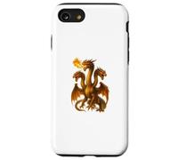 Fire Breathing Hydra Dragon Art Three Long Neck Monsters Case for iPhone SE (2020) / 7/8