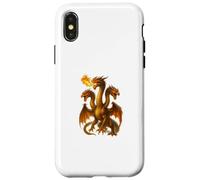 Fire Breathing Hydra Dragon Art Three Long Neck Monsters Case for iPhone X/XS