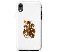 Fire Breathing Hydra Dragon Art Three Long Neck Monsters Case for iPhone XR