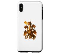 Fire Breathing Hydra Dragon Art Three Long Neck Monsters Case for iPhone XS Max