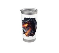 Fire Breathing Invincible Dragon Stainless Steel Insulated Tumbler