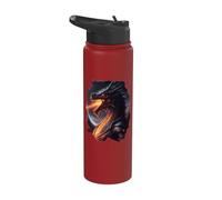 Fire Breathing Invincible Dragon Stainless Steel Insulated Water Bottle