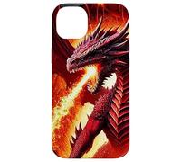 Fire-Breathing Red Dragon Case for iPhone 14 Plus