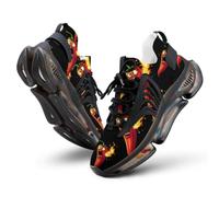 Fire Breathing Red Hot Chili Men’s Running Shoes Comfortable Sneakers